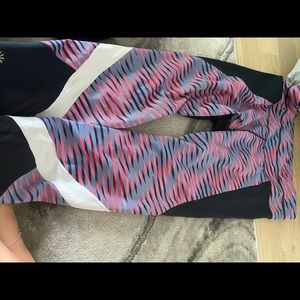 Athleta Color Block Leggings